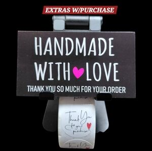 NWT - 570ct. 50ct. Handmade With Love Thank You Cards 500 Matching Stickers